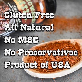 Chugwater Chili | Steak Dry Rub Seasoning | Great on Steak, Chicken, Ribs, Pork,Salmon & Fish | Best Barbecue Rub | Meat Seasoning & Chili Spice Dry Rub | Wyoming State Championship Chili |5oz Bottle