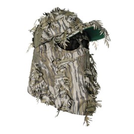 Mossy Oak Original Bottomland 2-in-1 3D Leafy Camo Face Mask Hat (Adjustable, OSFM)