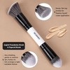 20Pcs Black White Makeup Brushes Set Professional with Case Premium