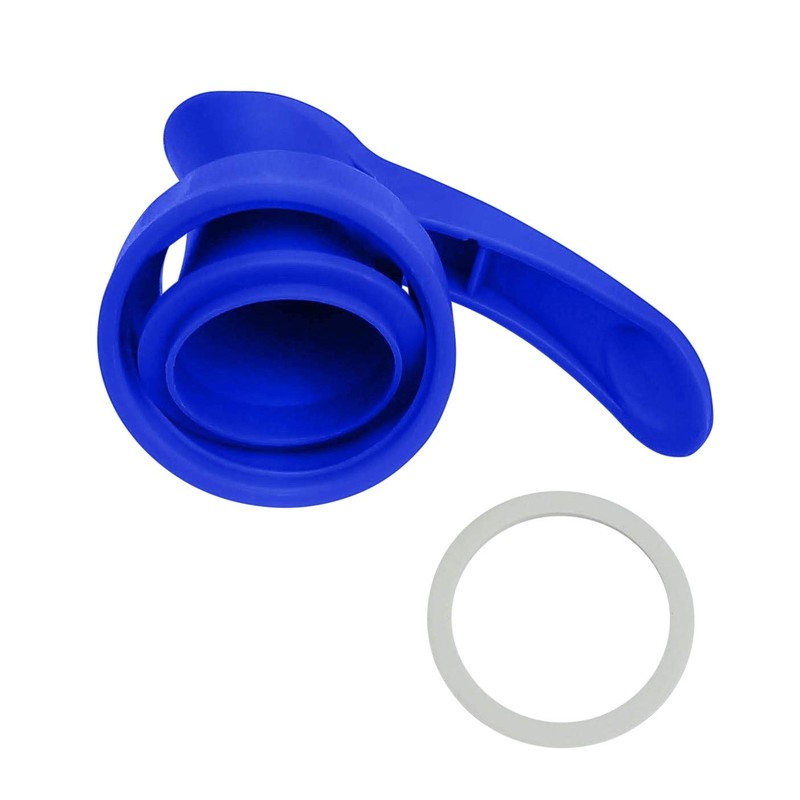 2 x Topster Reusable Milk Pourer (Blue) Fits Most Plastic