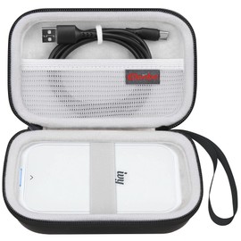 Elonbo Carrying Case for Canon Zoemini/Zoemini 2 / Ivy 2 Instant Mini Photo Printer, Mesh Bag fits Photo Paper and Cable, Black