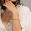 Hebterrka Goldarmbänder für Frauen Stapel 14K Vergoldetes Armband-Set Nicht Anlaufen