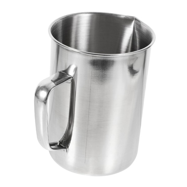 CIYODO Stainless Steel Measuring Cup with Scale Wide Mouthed Laboratory
