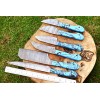 Chef Knife Custom Made Damascus Chef Knife Set Kitchen Cutlery