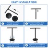 RUMOSE 13 Inch Oil Rubbed Bronze Towel Stand Hand Towel