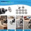 ChilternCasa 25mm 1" Diamond Cutting Wheel, 3mm 1/8 Inch Mandrel