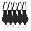 HOUSON 5 pieces key chain, extendable, retractable ID holder, retractable