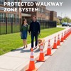 24 Pcs 3FT-6.56FT Retractable Cone Bar Extendable Safety Cone Bars(Cones
