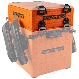 YakAttack ShortStak Upgrade Kit for BlackPak Pro, 13" x 16 - YakAttack Orange (BLP-AC-0010-OR) | Kayak Fishing Accessories
