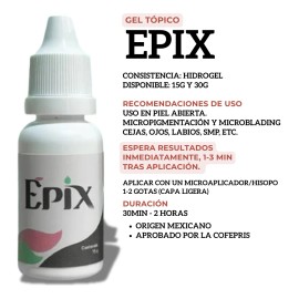 Epix 30gr Gel Tópico Para Pmu Micropigmentación Microblading