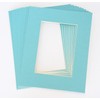 Pack of 10 LIGHT BLUE 11x14 Picture Mats Matting with