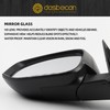 Dasbecan Left Driver Side Mirror Compatible with 2014-2019 Toyota Highlander