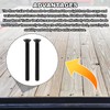 5/16-18 x 3 Trailer Deck Screws Flat Head Floorboard Thread