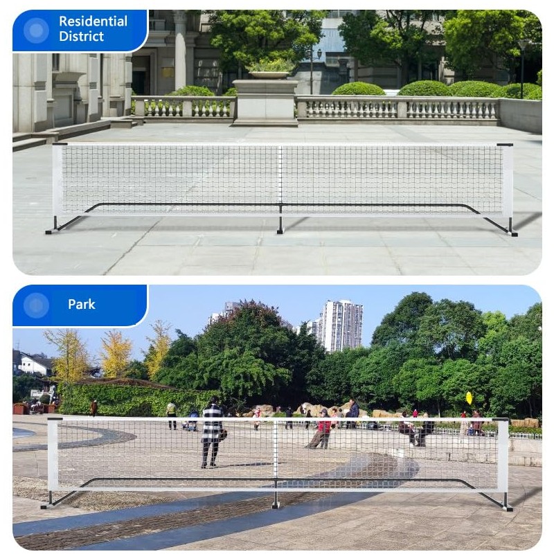 Portable Pickleball Nets Portable, 22 FT USAPA Regulation Size for