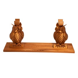 Magic Wand Display Stand with Owls (Copper)