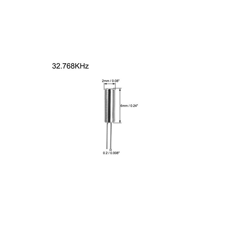 uxcell DIP Quartz Crystal Oscillators Resonators 32.768KHz Replacements 2 X