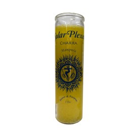 Generic Solar Plexus Chakra 7 Day Yellow Candle