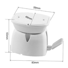 Xiciki Caravan Door Retainer Catch, Static Caravan Accessories, Static Caravan Door Retainer Catch, Rv Door Holder Catches Replacement Kit for Motorhome Caravan Campervan (White)