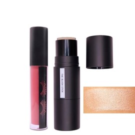 MEIN x MLashes | Lisptick + The Stick (Contour o iluminador en barra) (The highlighter Stick Malaga + Lipstick Master, Regular)