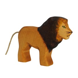 HolzWald - 5000 - Exotische Tiere, Löwe, Holz, Handarbeit, 11,3cm x 14cm x 3cm
