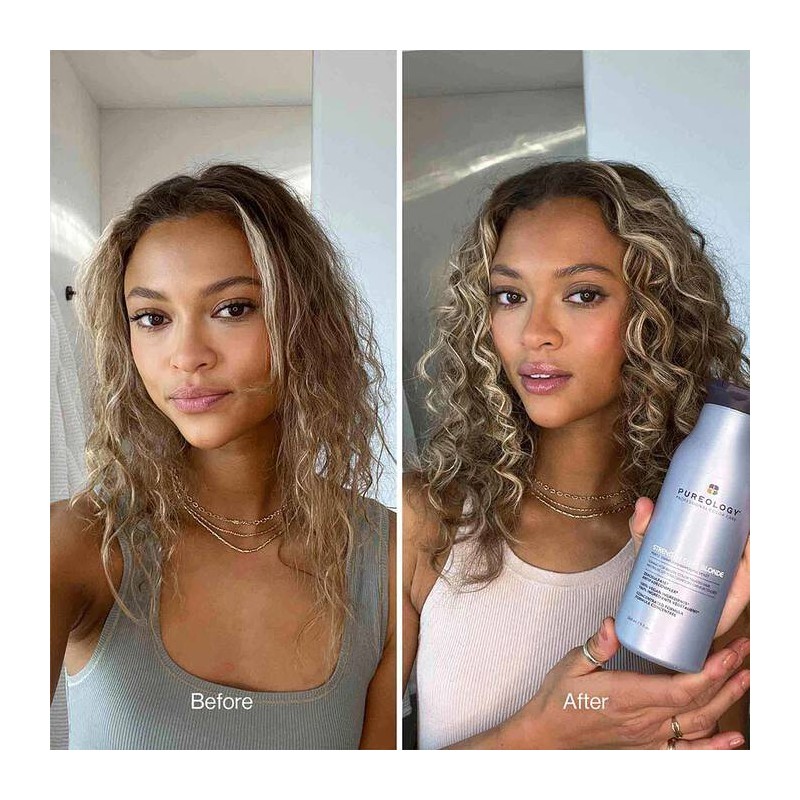 Pureology Strength Cure Blonde Purple Shampoo and Conditioner 266ml Bundle