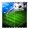 SHUIZHIHE Football Kids Curtains Blackout for Children Bedroom Eyelet Thermal
