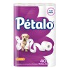 Kit 40 Rollos Papel Higiénico Pétalo 215 Hojas Dobles