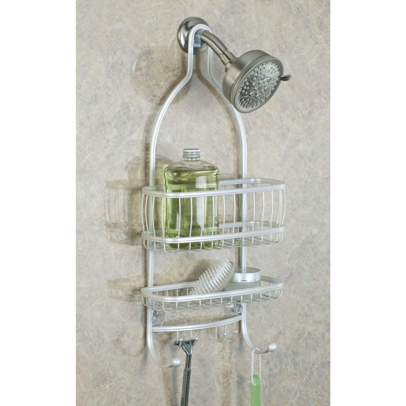 iDesign - 61974 York Metal Wire Hanging Shower Caddy, Extra