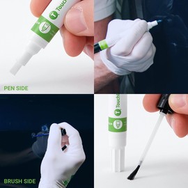 TouchUpDirect K23 Brilliant Silver Metallic Compatible With Infiniti Exact Match Touch Up Paint Combo - Preferred Package