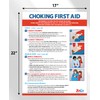 Choking Posters (10 Pack) for Infant, Child, Adult - Laminated,