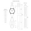 MORELLATO Synthetic Leather Watch Strap, Waterproof for Daily Use, Lace,