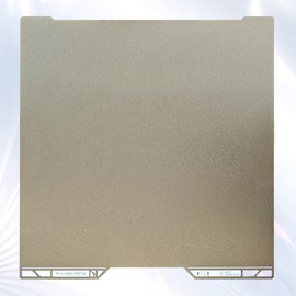 Same as Original H2D Spring Steel Double Sided Textured PEI Platform with QR Code, Dual Side Gold Textured Flexible Build Plate Flex Building Sheet for Bambu Lab H2D / H2D Combo 3D Printer, 355x346mm