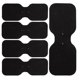 Med-Fit Large Wireless TENS Lumbar Electrode - Versatile, Durable and Ideal for Lower Back Pain (Black, Large Lumbar Spine, Pack of 5)