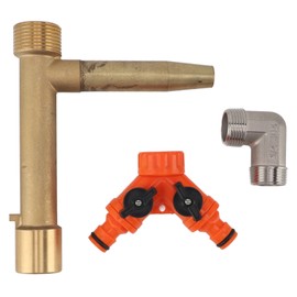 Quick Water Intake Valve Key G1 Male Thread Brass Quick Coupler Valve Hose for Underground Irrigation