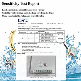 Jstyle Surgical Steel Earrings for Sensitive Ears hypoallergenic 20G Stud Hoop Earrings Set for Women Men Small Opal Ball CZ Surgical Steel Flat Back Cartilage Earrings Hoop Stud- Gold Tone