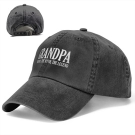 Grandpa The Man The Myth The Legend Baseball Cap Golf Dad Hat Adjustable Original Classic Low Profile Cotton Hat Men Women