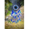 Ryme Beautiful Blue 6 inches Circle Evil Eye Dream Catcher