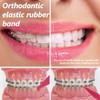 WUSJCOF Set of 4 Teeth Rubber Bands, Orthodontic Elastic with