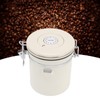 Airtight Coffee Canister 304 Stainless Steel Valve with Scoop for