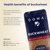 DOMA Toasted Buckwheat Groats 10.5lb (6×1.76lb, 108 Servings) Gluten-Free, Premium