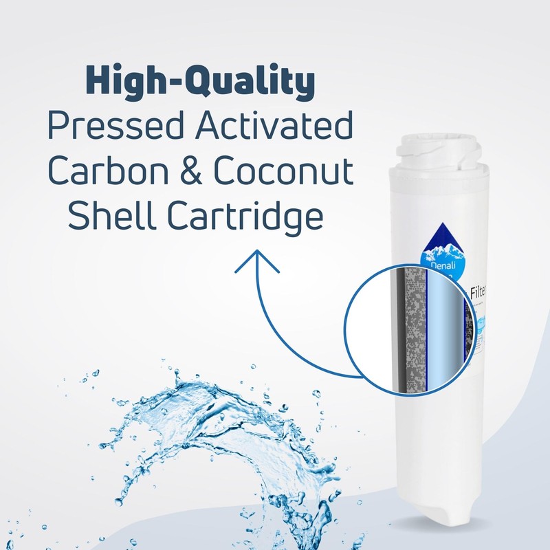 4-Pack Replacement for General Electric PFS22SISBSS Refrigerator Water Filter -