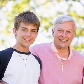 M MOOHAM 925 Sterling Silver Cross Chain for Men Sterling Silver Cross Necklace Jewelry for Men