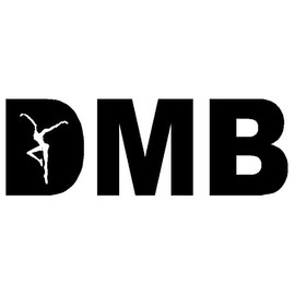 DMB Decal, Bro Music, DMB Sticker (H 3 by L 8 Inches, Black)