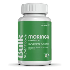Suplemento Moringa Orgnico 60 Cpsulas De 500 Mg Bulk Superfoods 100 Natural Sin Gluten Apto Dieta Keto  Suplemento Alimenticio A Base De Moringa...   