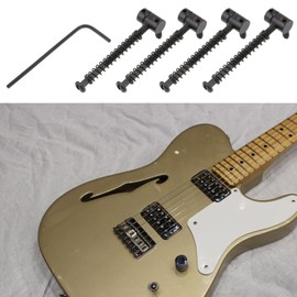 SG Store 6Pcs Electric Guitar Compensated Bridge Saddles 10.8mm Small Barrel Steel 6-Tone Compatible with Fender Squier Telecaster 10.8x6.5x6.5mm