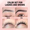 Eyelash Dye, Eyelash Colour, Black, Eyebrow Colour, Long-Lasting Lasts 4
