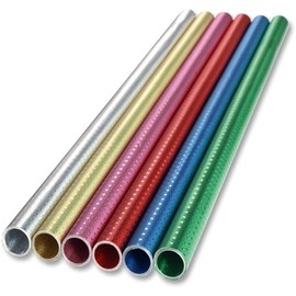 Folia Bringmann Aluminium Craft Foil 'Little Star', 500 x 780 mm, red