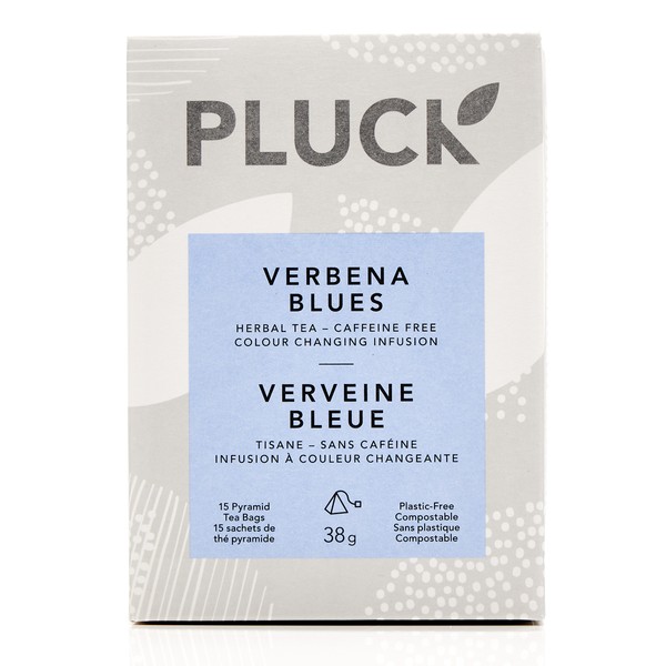 Pluck Tea Herbal Tea Verbena Blues 15 Tea Bags