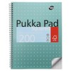 Pukka Pad Square Wirebound Metallic Jotta Notepad 200 Pages A4,