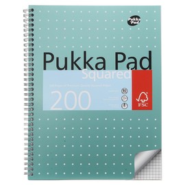 Pukka Pad Square Wirebound Metallic Jotta Notepad 200 Pages A4, JM018SQ (Pack of 1).